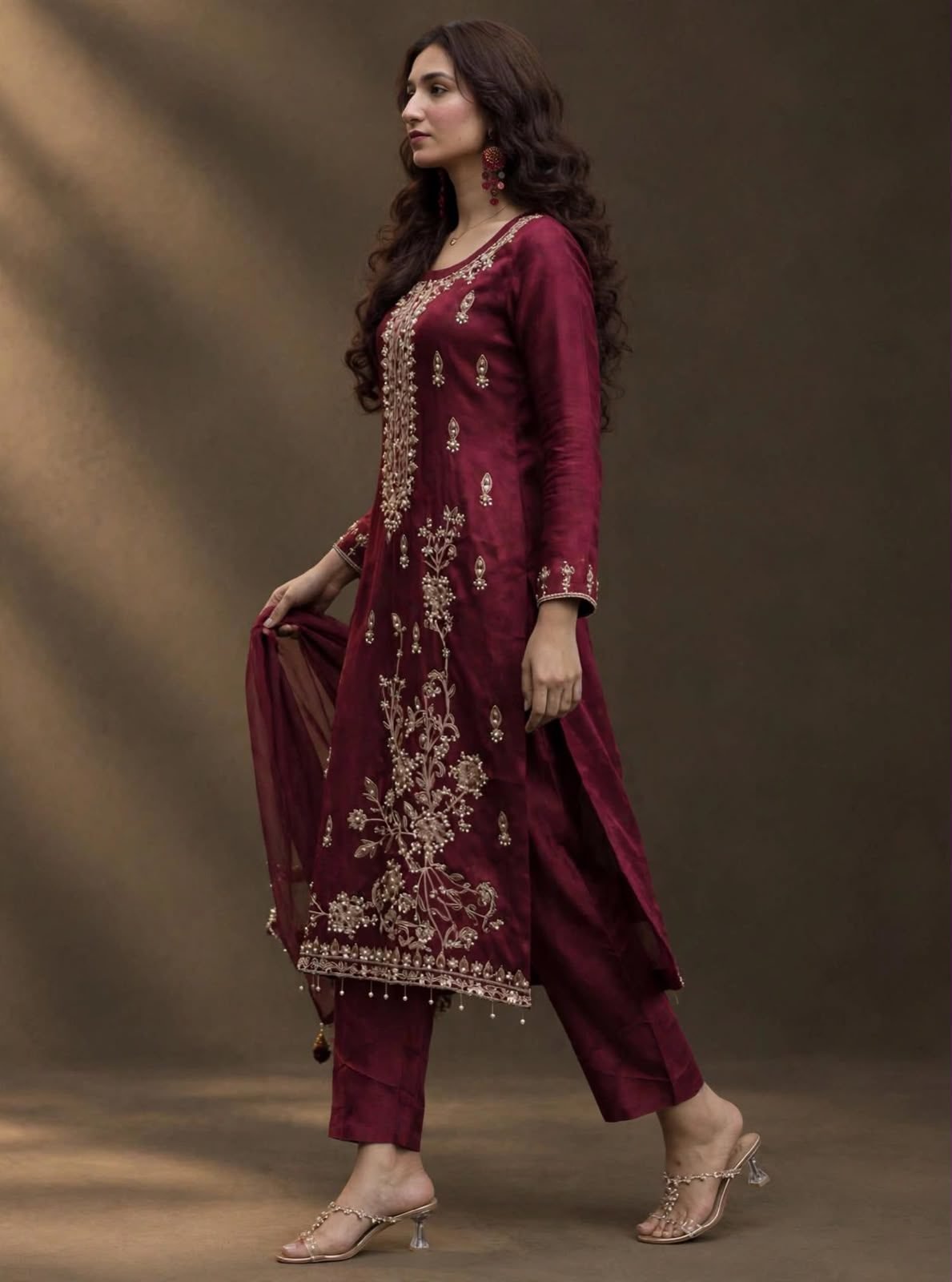 3PC Suit - Kameez HON-00? - Image 3