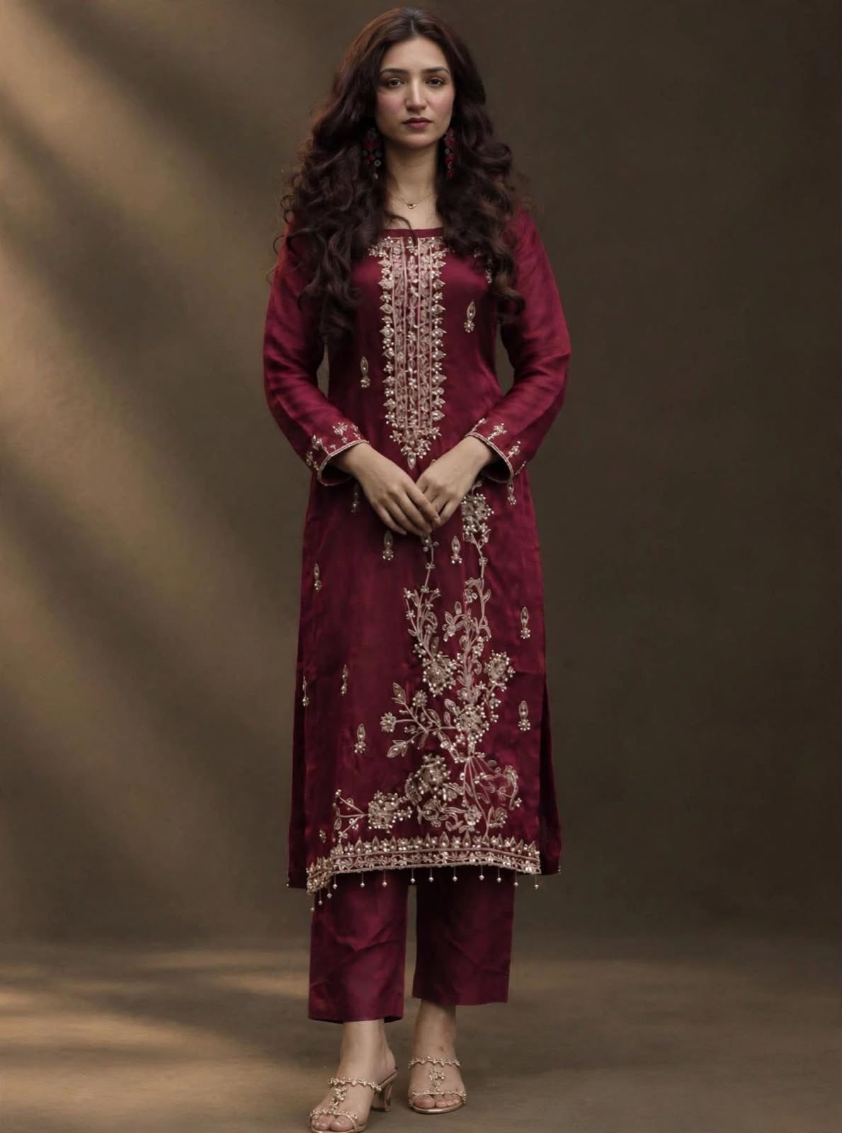 3PC Suit - Kameez HON-00? - Image 2